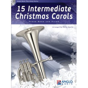 15 Intermediate Christmas Carols : Tenor Horn [Eb] and Piano