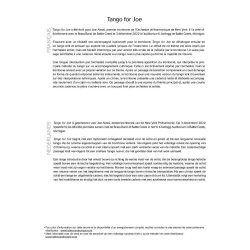 Tango for Joe : Trombone Solo