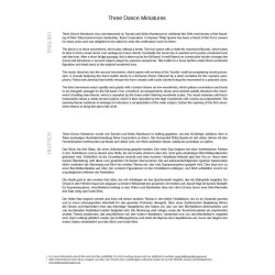 Three Dance Miniatures