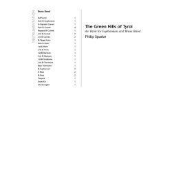 The Green Hills of Tyrol : Air Vari&eacute; for Euphonium and Brass Band