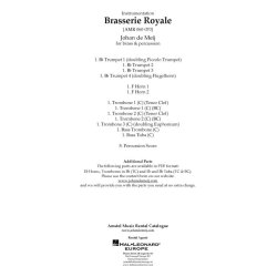 Brasserie Royale : for symphonic brass & percussion