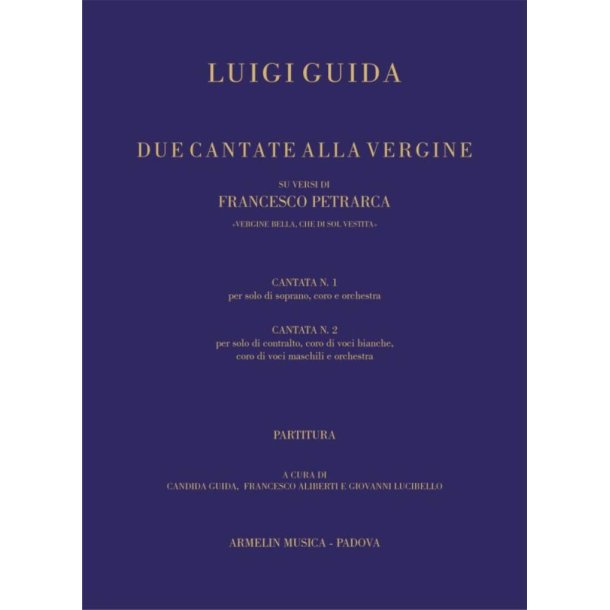 Due cantate alla Vergine : su versi di Francesco Petrarca (partitura)