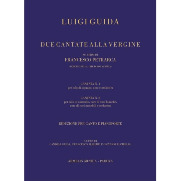 Due cantate alla Vergine : su versi di Francesco Petrarca (riduzione)