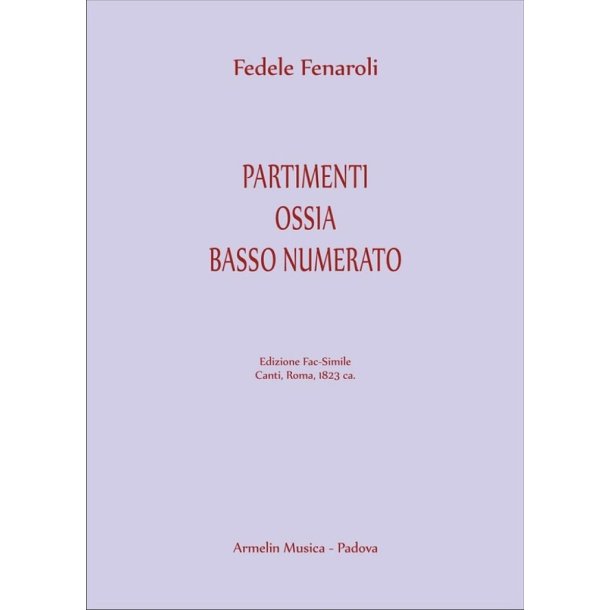 Partimenti Ossia Basso Numerato