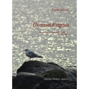 Gli oceani d'argento : Per coro femminile (S. Ms. A.) e pianoforte