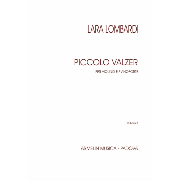 Piccolo Valzer per violino e pianoforte