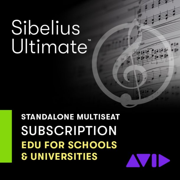 Sibelius- Ultimate Standalone 1-Yr Subs - New : Multiseat