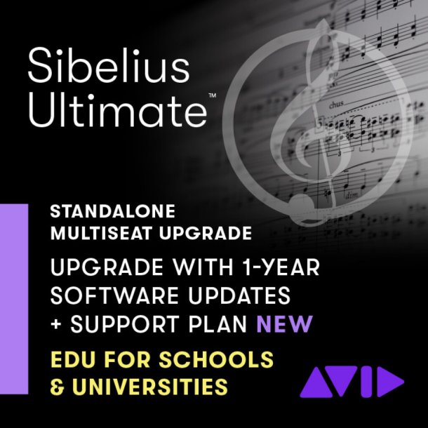 Sibelius- Ultimate Standalone Perpetual - Upgrade : Multiseat EDU