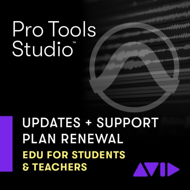 Pro Tools 1-Year Updates &amp; Support Renewal - Edu : Boxed