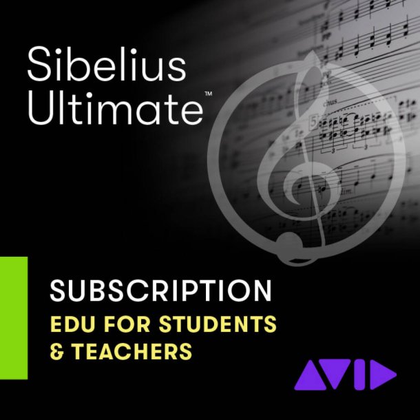Sibelius- Ultimate 1-Year Subs - Education : Boxed