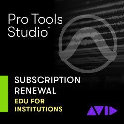 Pro Tools Studio Annual Subs Renewal - Edu Inst : Digital Download