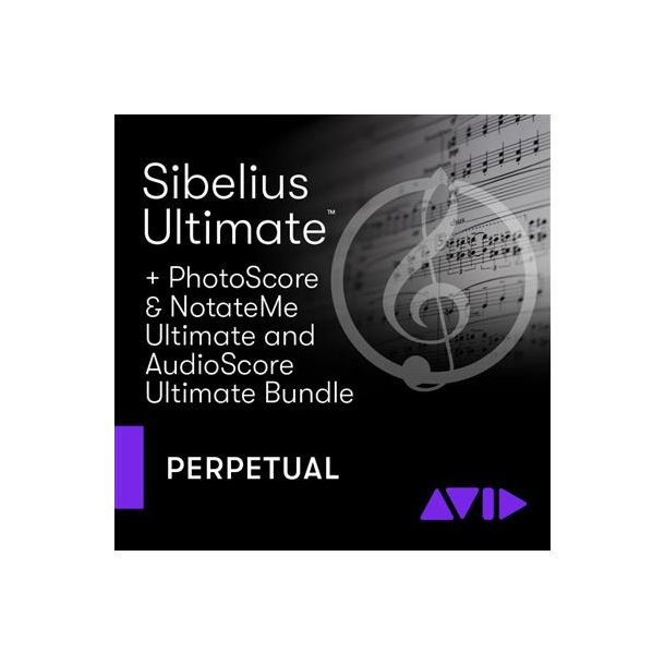 Sibelius- Ultimate Perpetual PhotoScore &amp; NotateMe Ultimate og AudioScore Ultimate w/Neuratron : ESD