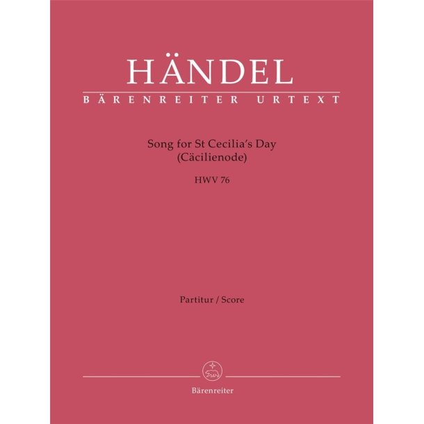 Song for St. Cecilia&acute;s Day : HWV 76