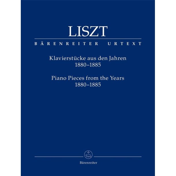 Klavierst&uuml;cke aus den Jahren 1880?1885
