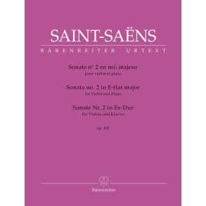 Sonata No 2 for Violin and Piano : In E-flat major Op.102