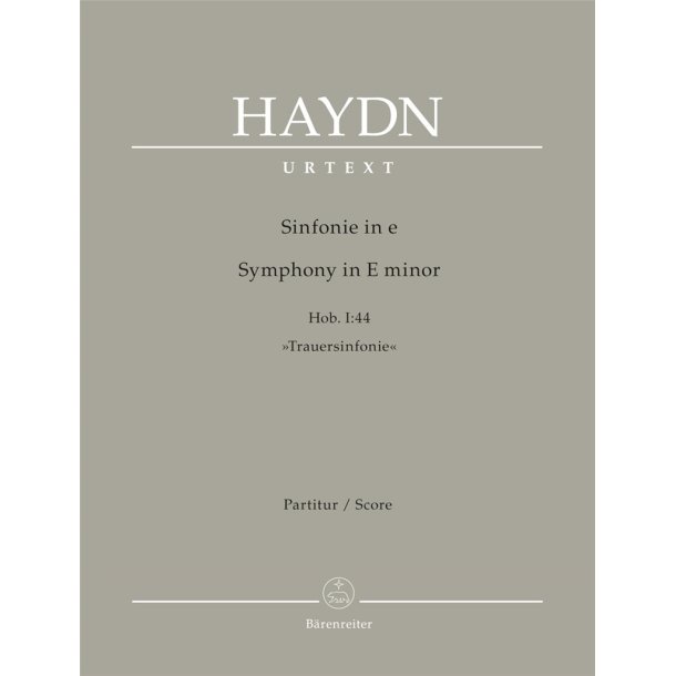 Symphony in E minor Hob. I:44 : Trauersinfonie