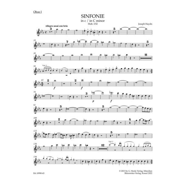 Symphony No.52 in C minor Hob.I:52