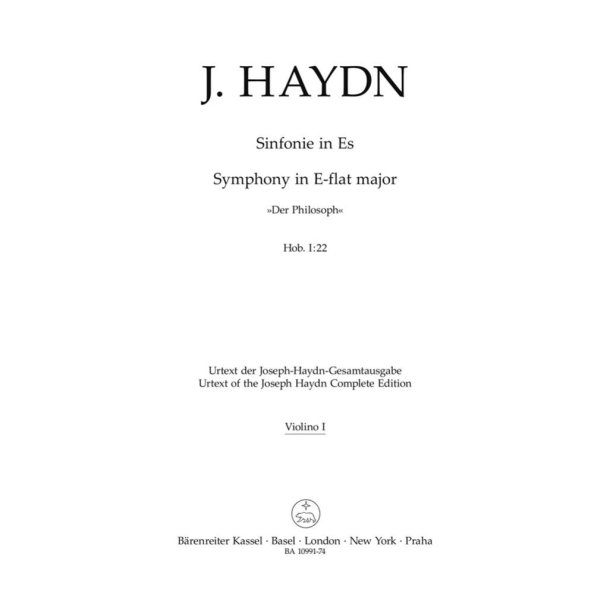 Symphony in E-flat Major Hob I:22 : Der Philosoph