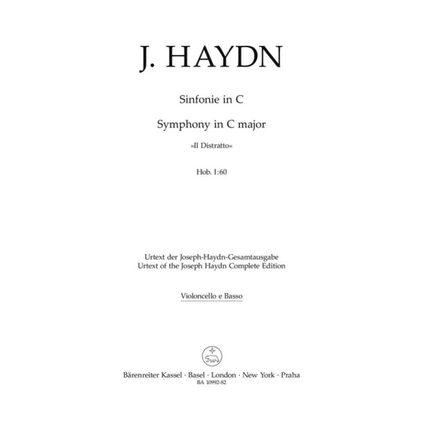 Symphony In C Major Hob. I:60 : Il Distratto