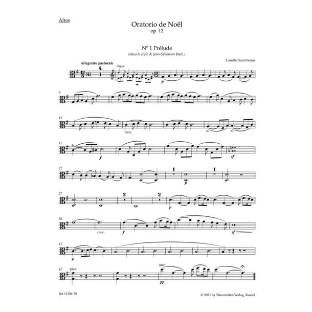 Oratorio de No&euml;l : Op. 12