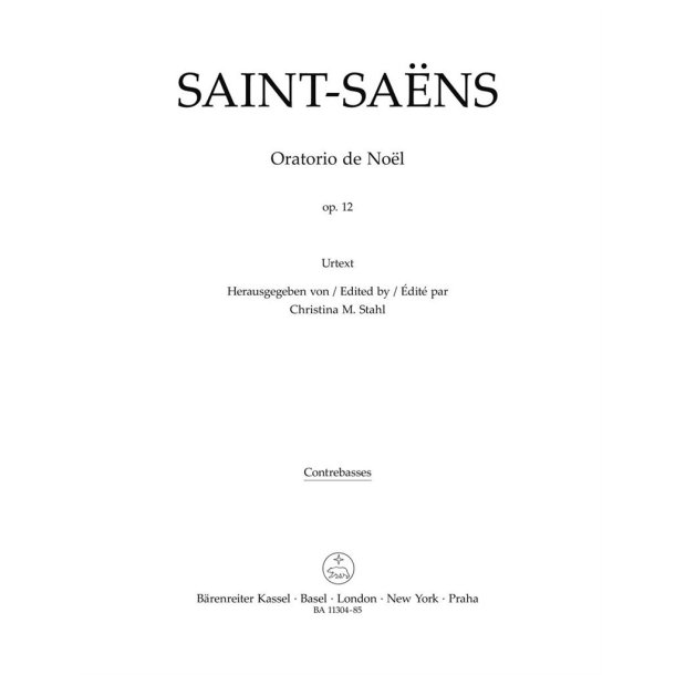 Oratorio de No&euml;l : Op. 12
