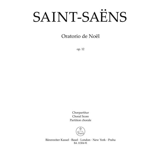 Oratorio de No&euml;l : Op. 12