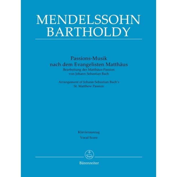 Passion Music after the Evangelist Matthew