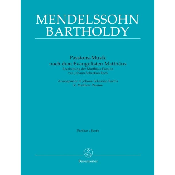 Passion Music after the Evangelist Matthew