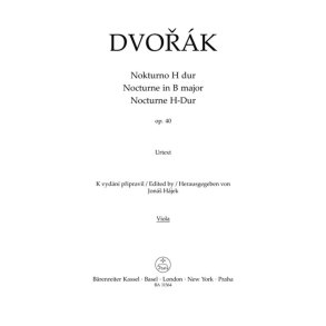 Nocturne for String Orchestra in B major Op. 40