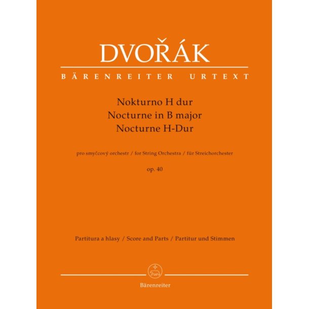 Nocturne for String Orchestra in B major Op. 40