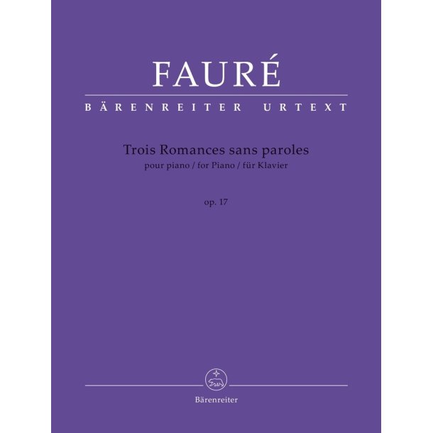 Trois Romances sans Paroles Op. 17 No. 52