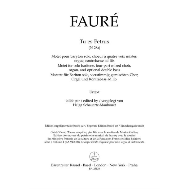 Tu es Petrus : N 28a