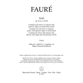 Noël : N 89 - Op. 43 No. 1