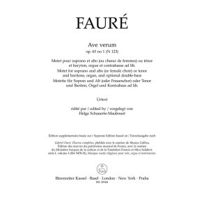 Ave verum : N 123 - Op. 65 No. 1