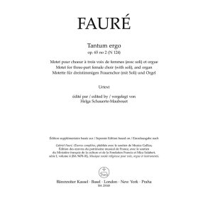 Tantum ergo : N 124 - Op. 65 No. 2