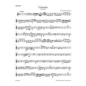 Concerto in A minor BWV 1044 : Triple Concerto