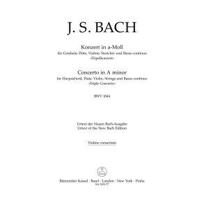 Concerto in A minor BWV 1044 : Triple Concerto