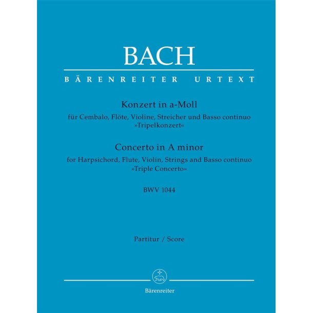 Concerto in A minor BWV 1044 : Triple Concerto