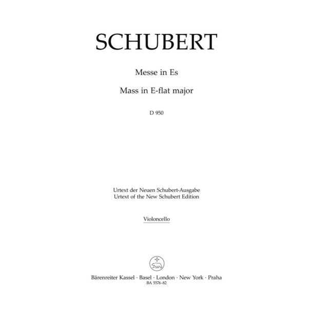Mass E-flat major D 950