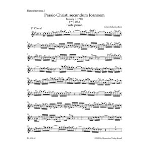 St. John Passion BWV 254.2 : Fassung II 'O Mensch, bewein' (1725)