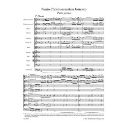 St. John Passion "O Mensch, bewein" BWV 245.2 : Version II (1725)