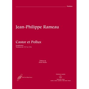 Castor et Pollux RCT 32A-B : Tragédie in one Prologue and Five Acts