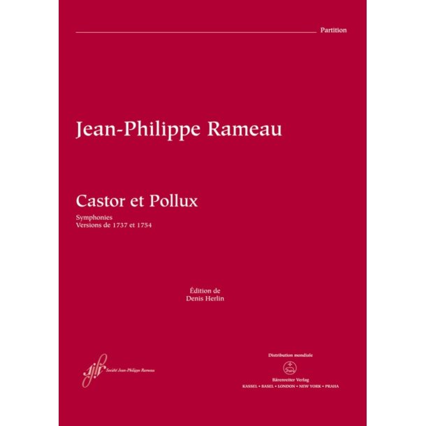 Castor et Pollux RCT 32A-B : Trag&eacute;die in one Prologue and Five Acts