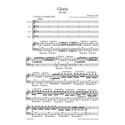 Gloria - Vivaldi, RV 589 (Vocal Score)