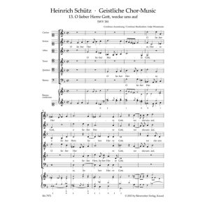 O Lieber Herre Gott Wecke Uns Auf SWV 381