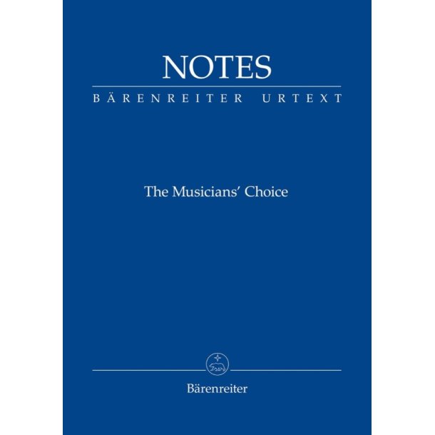 Notes - The Musicians' Choice - Blue : The Musicians' Choice, B&auml;renreiter notebook with the Liszt blue cover