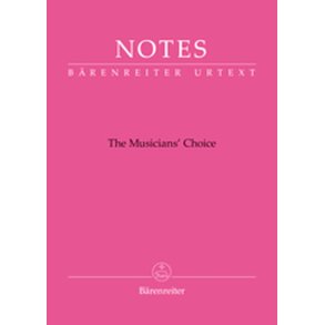 Notes - The Musicians' Choice - Pink : The Musicians' Choice, Bärenreiter notebook with the Chopin pink cover