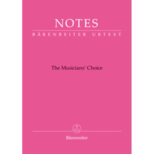 Notes - The Musicians' Choice - Pink : The Musicians' Choice, B&auml;renreiter notebook with the Chopin pink cover