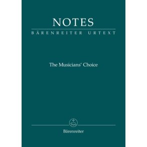 Notes - The Musicians' Choice - Green : The Musicians' Choice, Bärenreiter notebook with the Smetana Green Cover