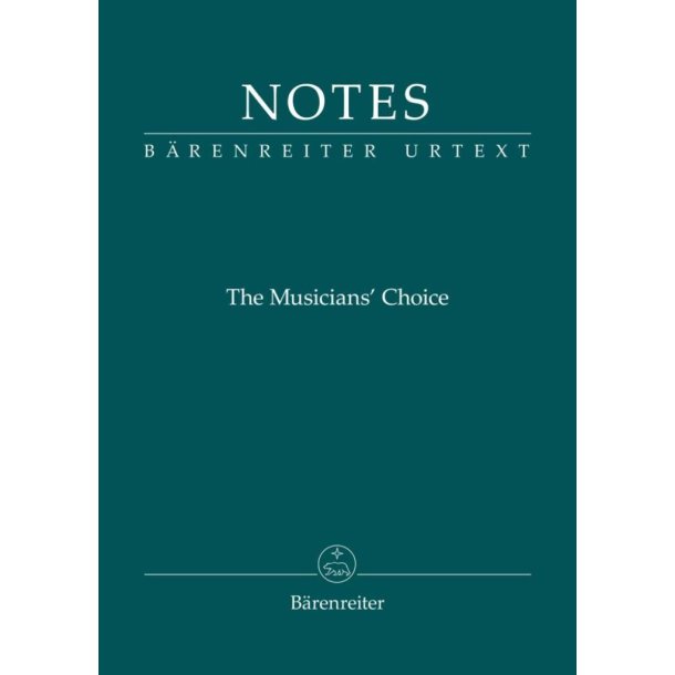 Notes - The Musicians' Choice - Green : The Musicians' Choice, B&auml;renreiter notebook with the Smetana Green Cover
